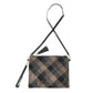 Bolso cruzado de mano con estampado de cuadros escoceses