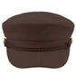 C.C Rope with Button Deco Solid Fisherman's Cap