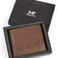 Wealth Ward Brown Bi-folded Wallet