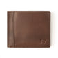 Wealth Ward Brown Bi-folded Wallet
