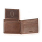 Wealth Ward Brown Bi-folded Wallet