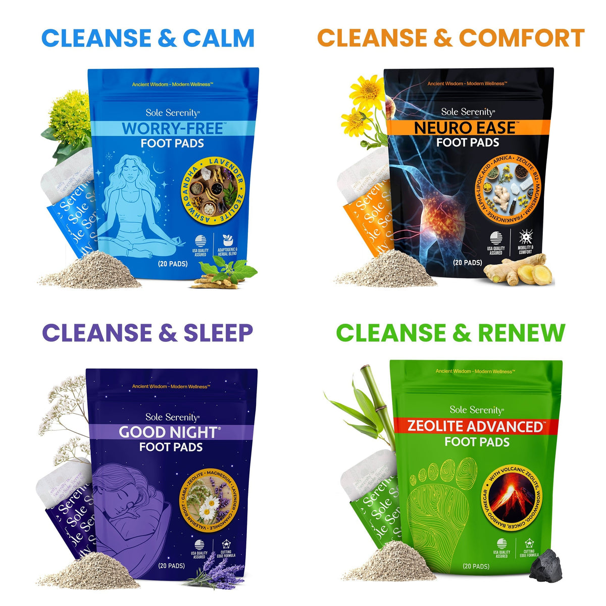 Detox ESSENTIALS 4 Pack Bundle