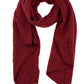 C.C Bias Cut Scarf With Whipstitched Edging