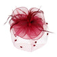 Feather Mesh Flower Fascinator Headband