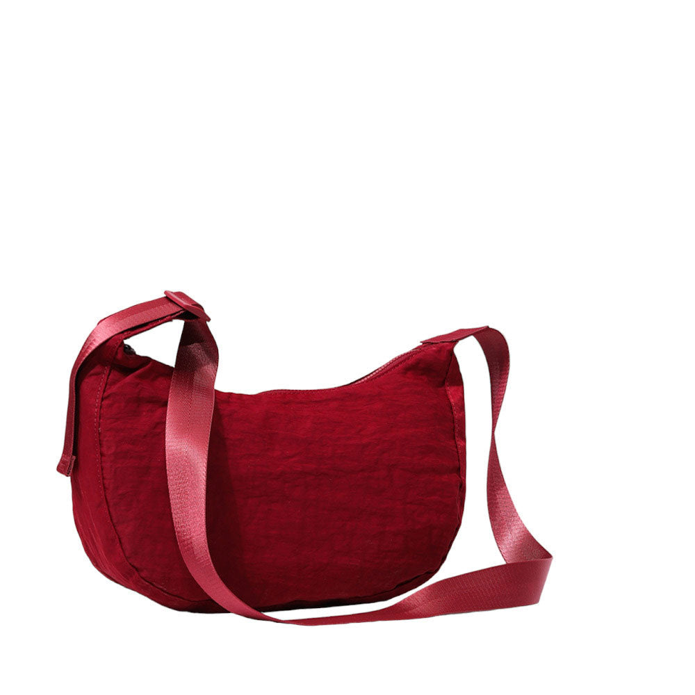 Women's Solid Nylon Sling Bag Crossbody