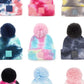 C.C Tie Dye Kids Beanie With C C Rubber Patch And Yarn Pom
