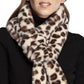 C.C Faux Fur Scarf With Leopard Pattern