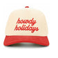 C.C HOWDY HOLIDAYS Letter Trucker Cap