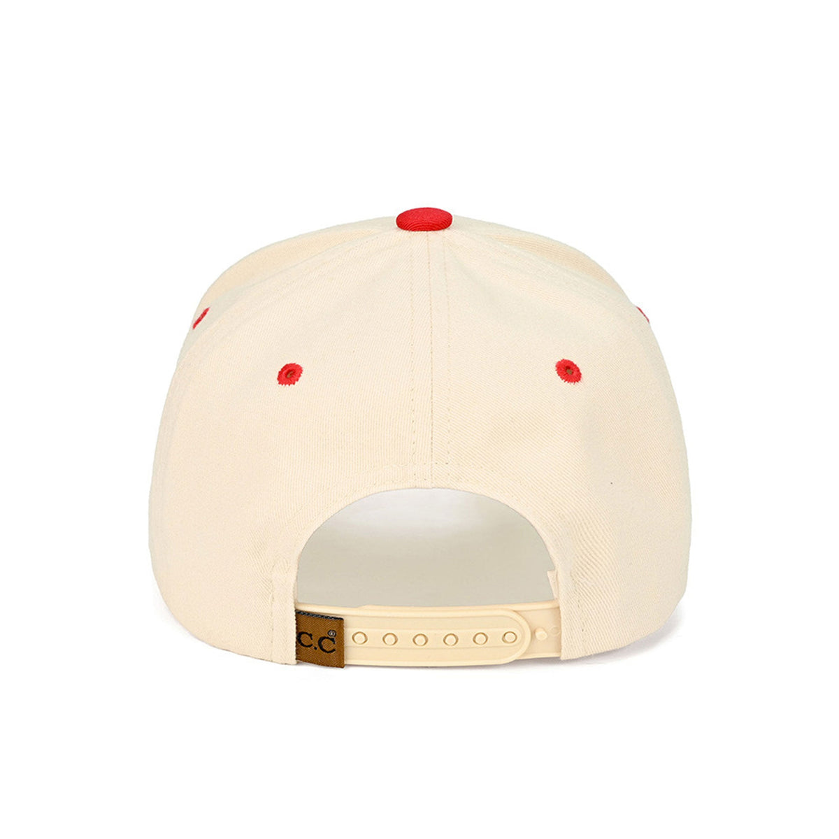 C.C Merry & Bright Letter Two Tone Trucker Cap