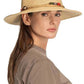 C.C Multi Threaded Toggles Trim Panama Hat