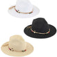 C.C Multi Threaded Toggles Trim Panama Hat