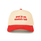 C.C PUT IT ON SANTAS TAP Letter Trucker Cap