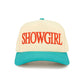 C.C SHOWGIRL Letter Two Tone Trucker Cap