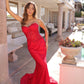 Nox Anabel C1345 Long Strapless Sweetheart Corset Bodice Mermaid Gown
