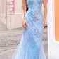 Vestido largo de sirena con escote en V, espalda descubierta y lentejuelas bordadas C1416 Anabel de Nox