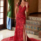 Nox Anabel C1600 Off the Shoulder Fully Beaded Long Train Dress