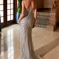 Nox Anabel C1608 Fully Beaded Tulle Dress with Sweetheart Top