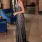 Nox Anabel C1632 Vestido de tul con apliques y espalda con cordones