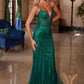 Nox Anabel C1632 Vestido de tul con apliques y espalda con cordones