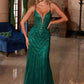 Nox Anabel C1632 Vestido de tul con apliques y espalda con cordones