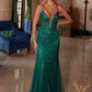 Nox Anabel C1632 Vestido de tul con apliques y espalda con cordones