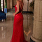 Nox Anabel C1632 Vestido de tul con apliques y espalda con cordones