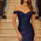 Vestido de fiesta formal sin hombros Nox Anabel C1647 Sweetheart