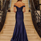 Vestido de fiesta formal sin hombros Nox Anabel C1647 Sweetheart