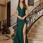 Nox Anabel C1723 Vestido de fiesta ajustado de satén elástico con cuello halter