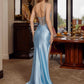 Nox Anabel C1832 Fitted Shimmer Jersey Spaghetti Strap Prom Gown