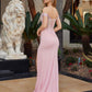 Nox Anabel C1845 Vestido de fiesta ajustado con hombros descubiertos, adornos y brillo de jersey