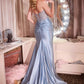 Ladivine CA121 Vestido Largo Ajustado Corsé Adornado Escote Corazón