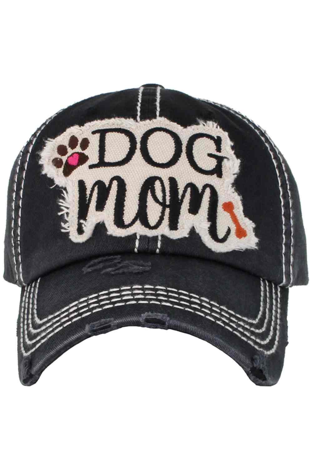 DOG MOM VINTAGE BASEBALL CAP