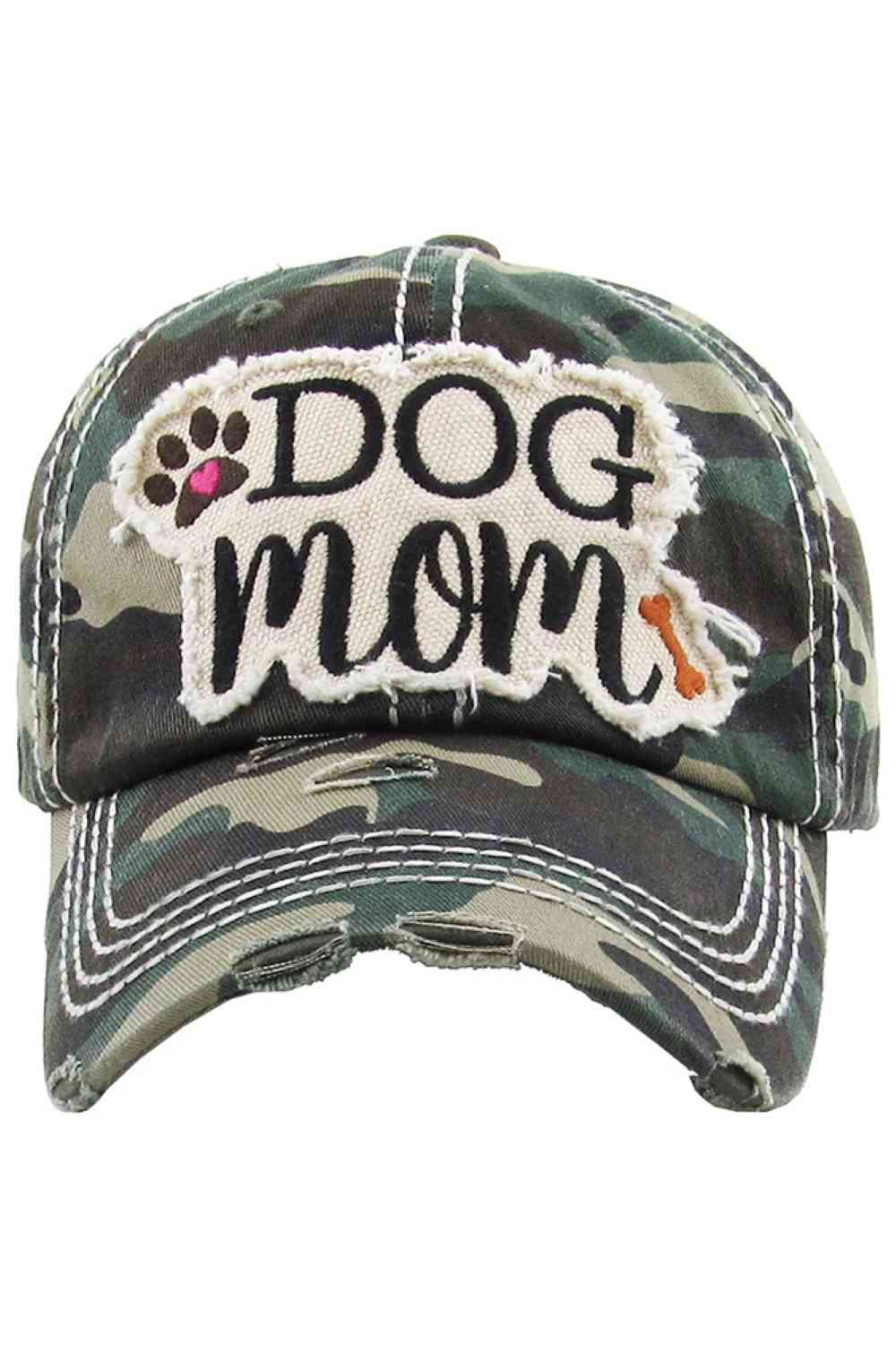 DOG MOM VINTAGE BASEBALL CAP