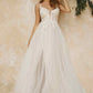 Cinderella Divine CB072W Layered A-Line Tulle Bridal Gown Embroidered Bodice
