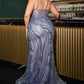 Ladivine CC0389C Dress Lace Embellished Fitted Gown