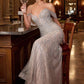 Ladivine CC0689 Dress Off The Shoulder Crystal Embellished Gown