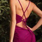 Cinderella Divine CC1618 Long Glitter Fitted Gown with Slit