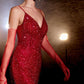 Ladivine CC2167 Long Sleeveless Sheer Boned Embellished Bodice Gown