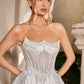 Ladivine CC511W Strapless A-Line Off White Bridal Gown