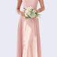 Cinderella Divine CD0156 Long Off The Shoulder Chiffon Gown Corset Back
