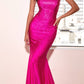 Cinderella Divine CD0179 Long Rhinestone Fitted Formal Dress