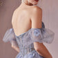 Cinderella Divine CD0191 Strapless Layered Tulle Gown