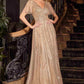 Ladivine CD0241 Dress Sequin Embellished A-Line Gown