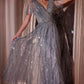 Ladivine CD0241 Dress Sequin Embellished A-Line Gown