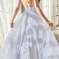 Cinderella Divine CD205 A-Line Ball Gown Glitter Finish Sweetheart Neckline
