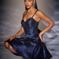 Ladivine CD2422 Fit and Flare Short Homecoming A-Line Dress