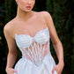 Ladivine CD389W Timeless A-Line Fairytale Bridal Gown