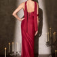 Vestido ajustado de gasa ligera con corpiño plisado esculpido Ladivine CD406