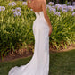 Vestido de novia ajustado sin tirantes con escote corazón Ladivine CD411W